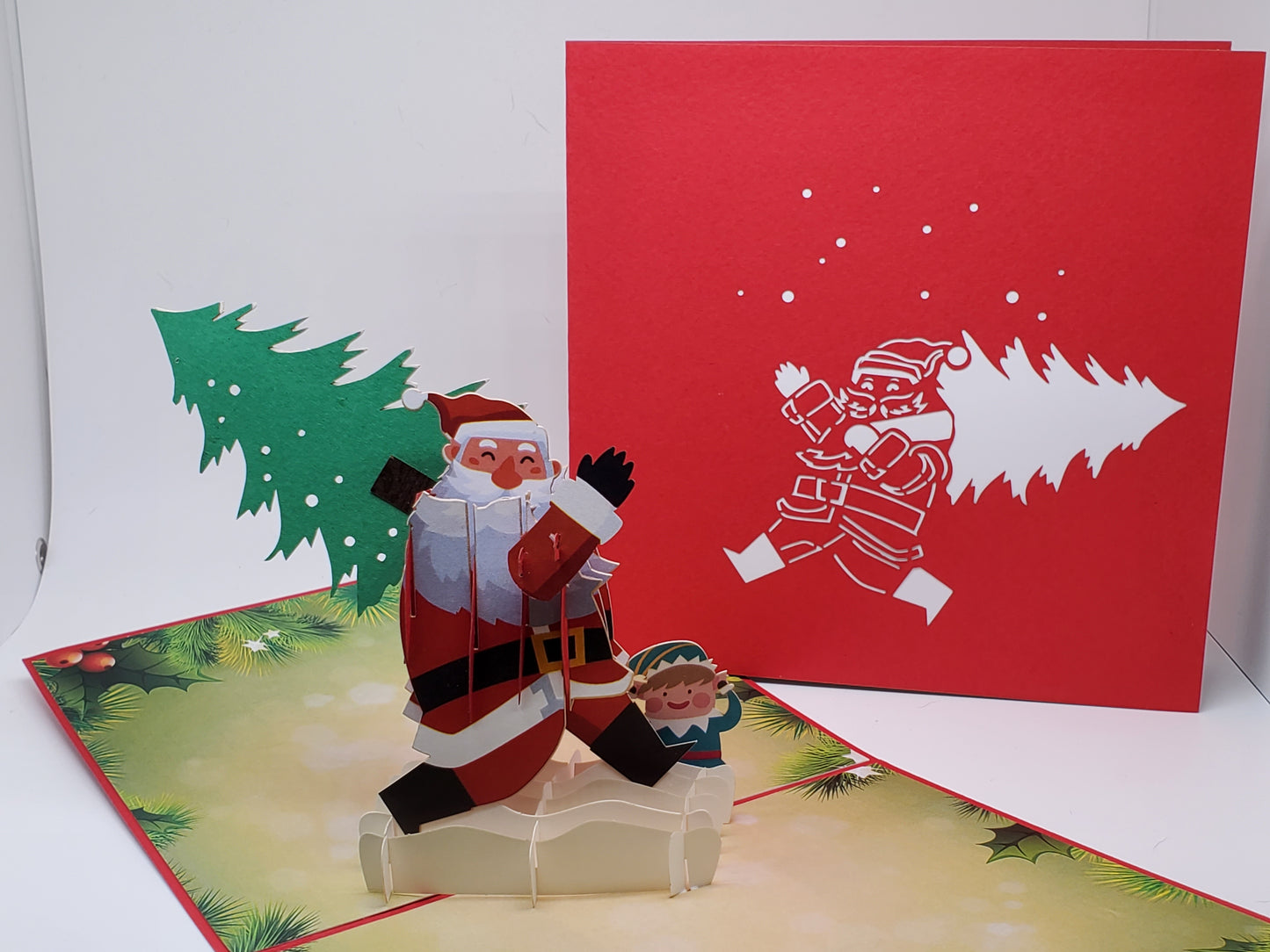 Christmas Tree & Santa