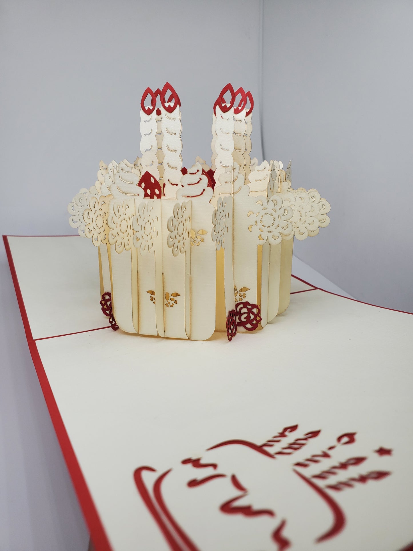 Birthday Cake 3D Pop Up Card