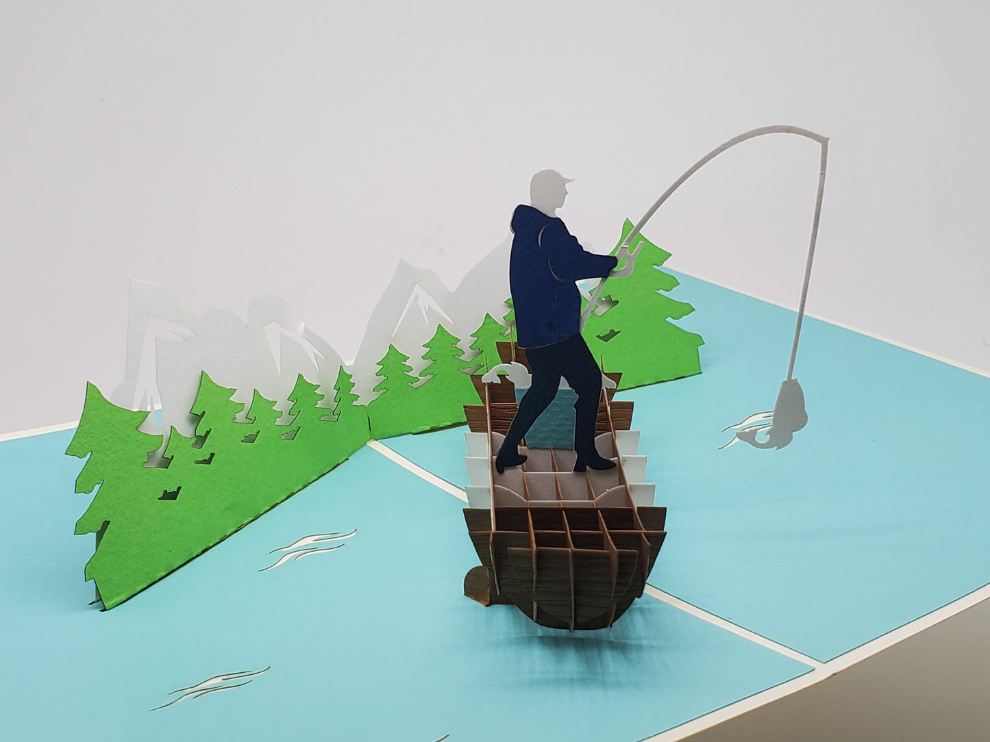 Fishing 3D Pop Up Card