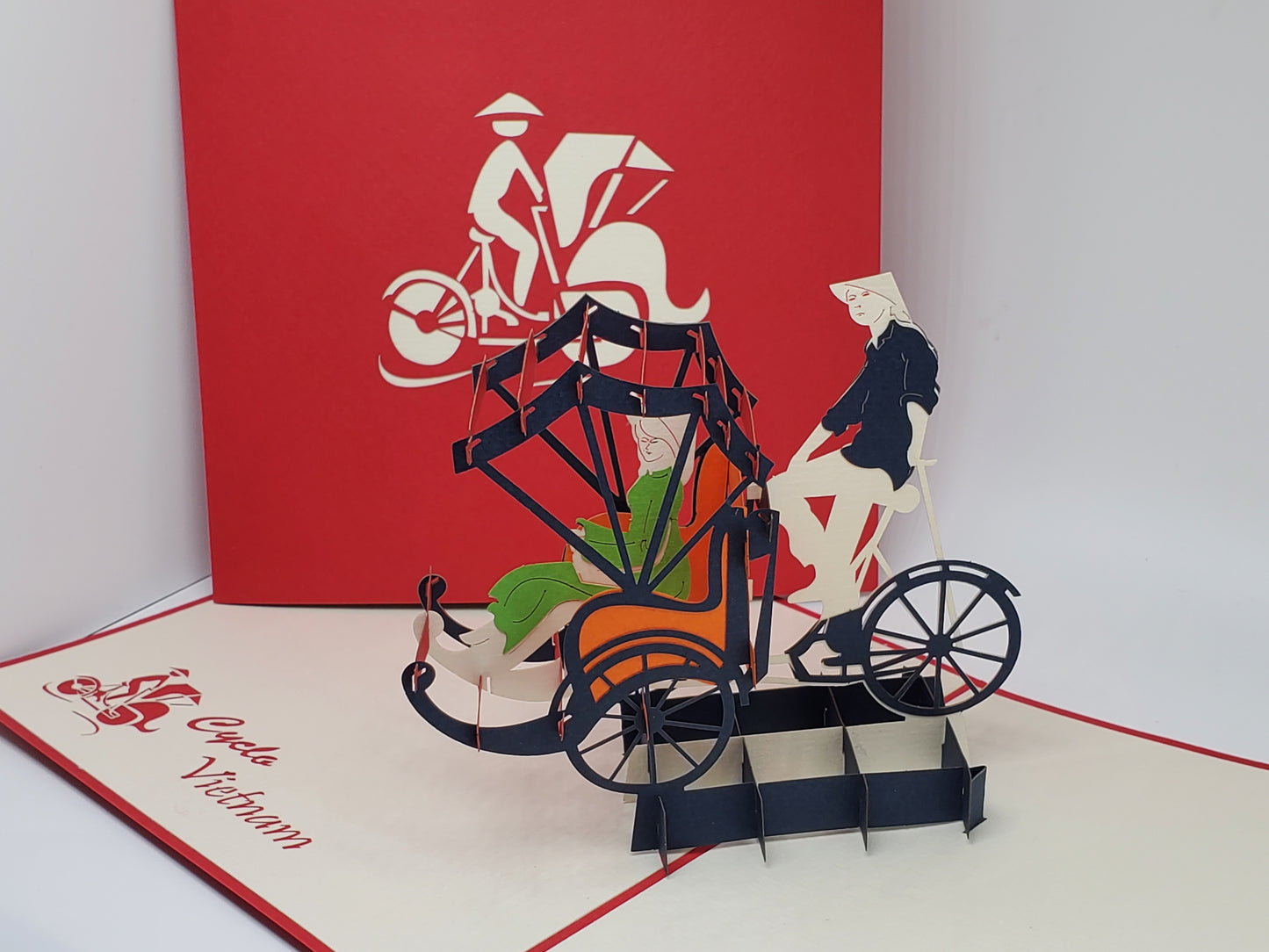 Vietnam Cyclo Ride (red)