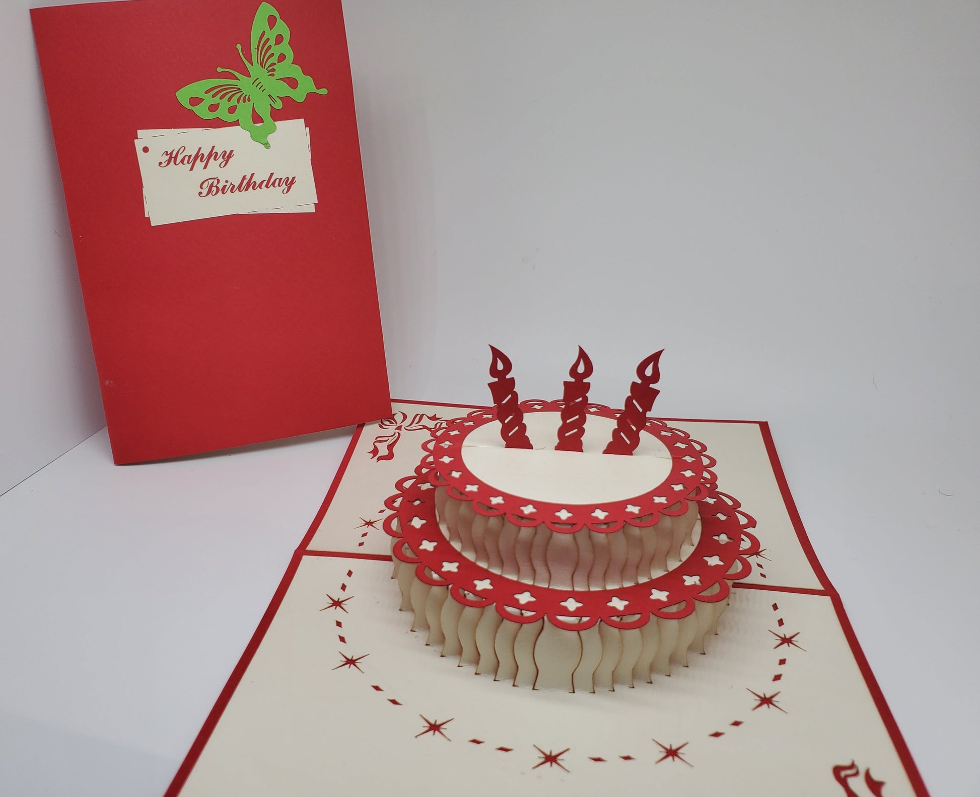 Birthday Cake 3D Pop Up Card