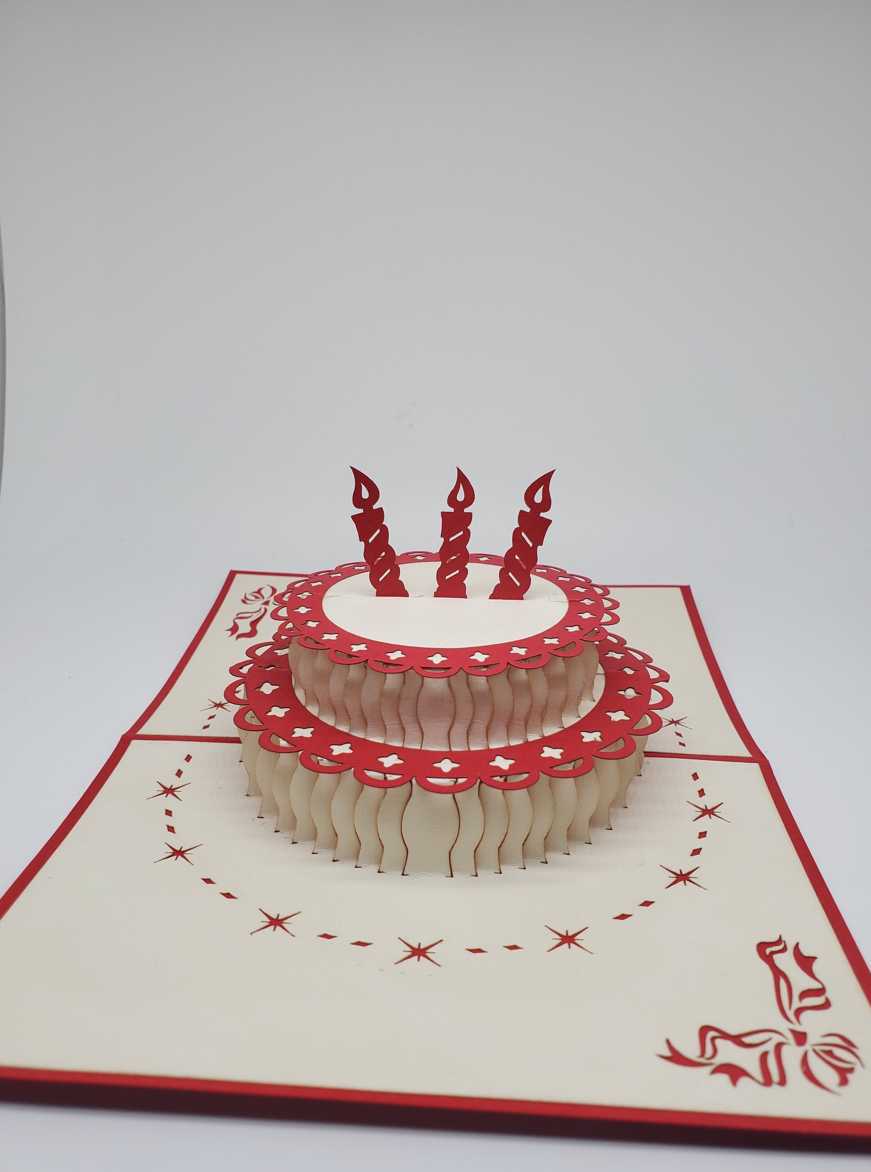 Birthday Cake 3D Card | The Money Cake
