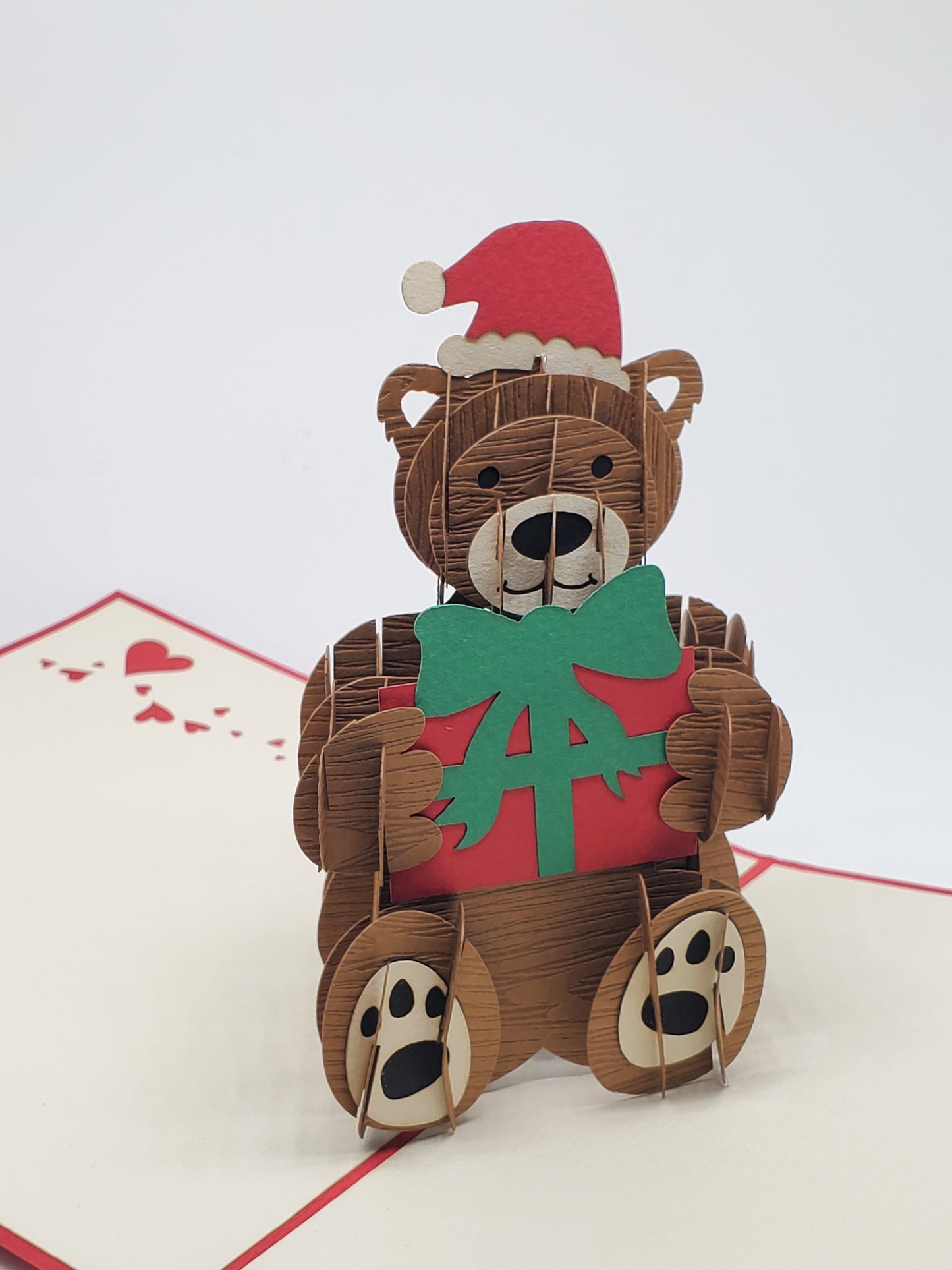 Christmas Bear 3D Pop Up Card