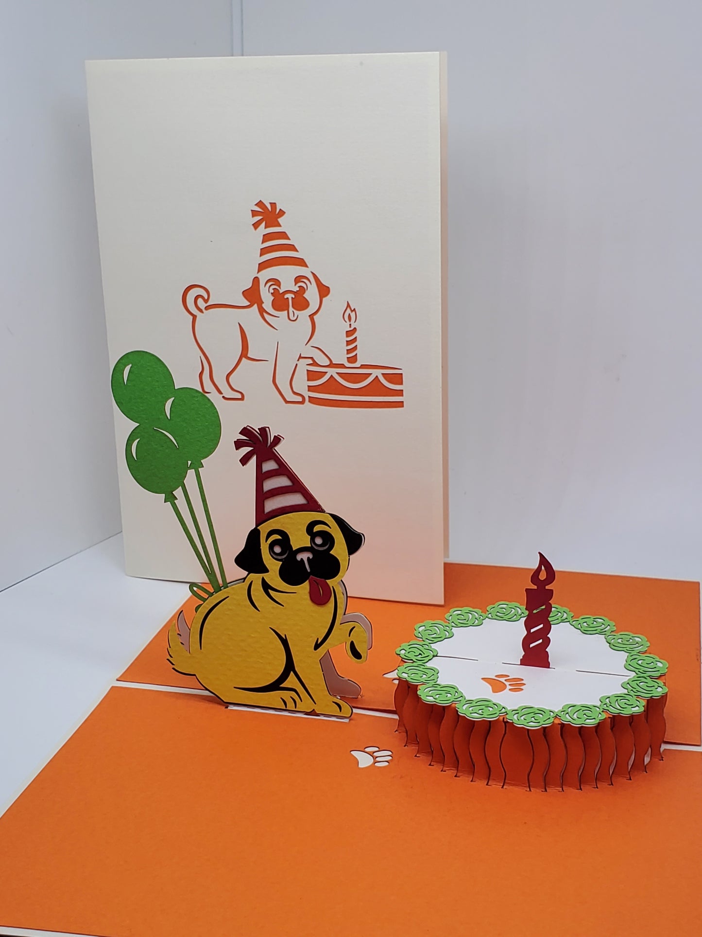 Dog Birthday 3D Pop Up Card